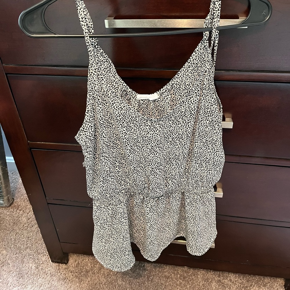 Printed dressy tank